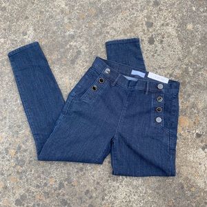 Loft High Waist Sailor Jeans 27P
